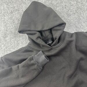 PacSun Hoodie Small Black Oversized Fleece Pullover Mens